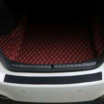 

Car trunk bumper anti-collision and anti-rubbing rubber tail door decorative rear guard plate sticker