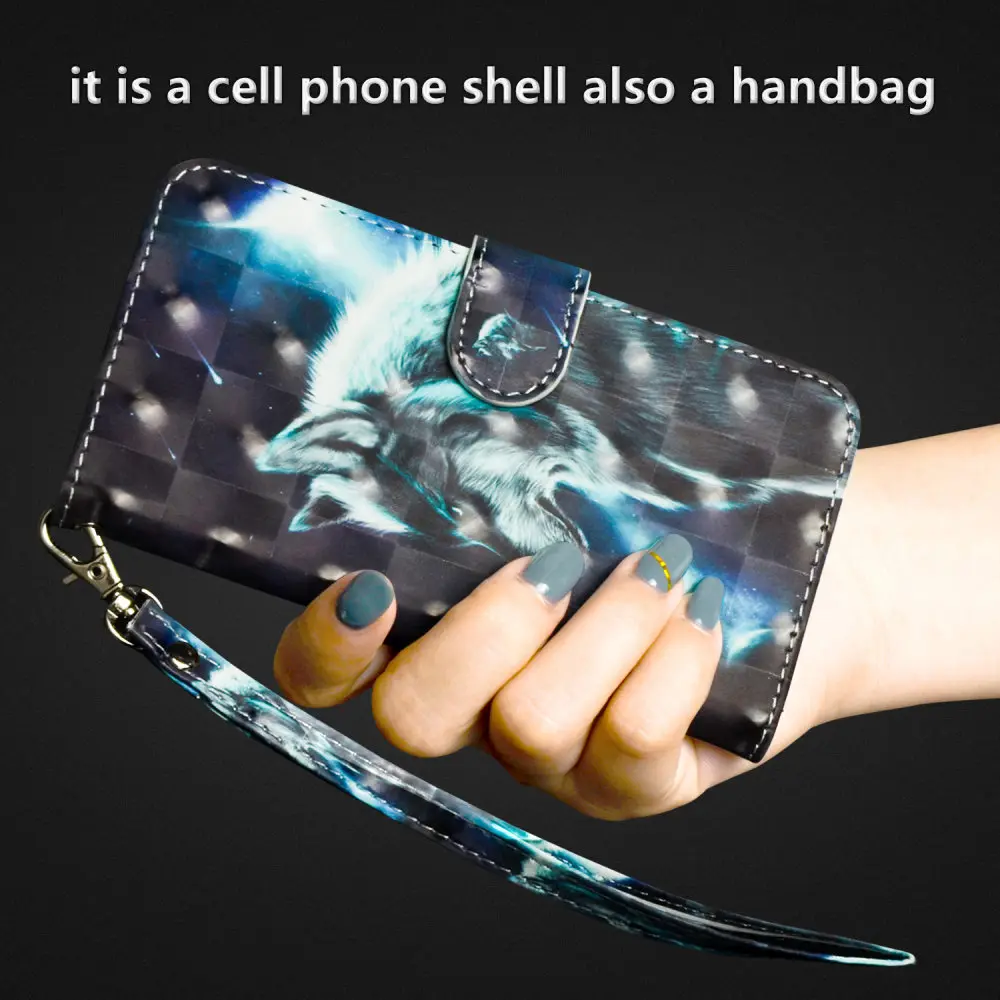 

For Coque Xiaomi Mi A2 Mi 6X Case 3D PU Leather Luxury Cartoon Magnetic Flip Wallet Phone Cover For Xiaomi Mi6X Mi A2 Mi6X Case