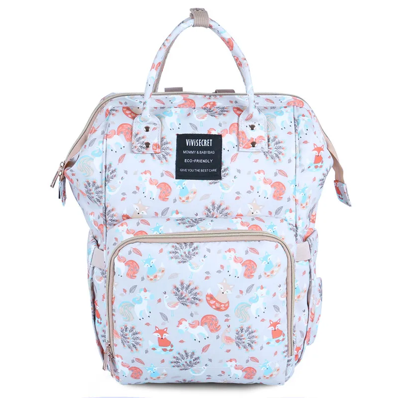 Updated New Fashion Bags Bottle Insolution Bags Unicorn Printed Mummy Bag Multi-Function Large Capacity Waterproof Backpack15