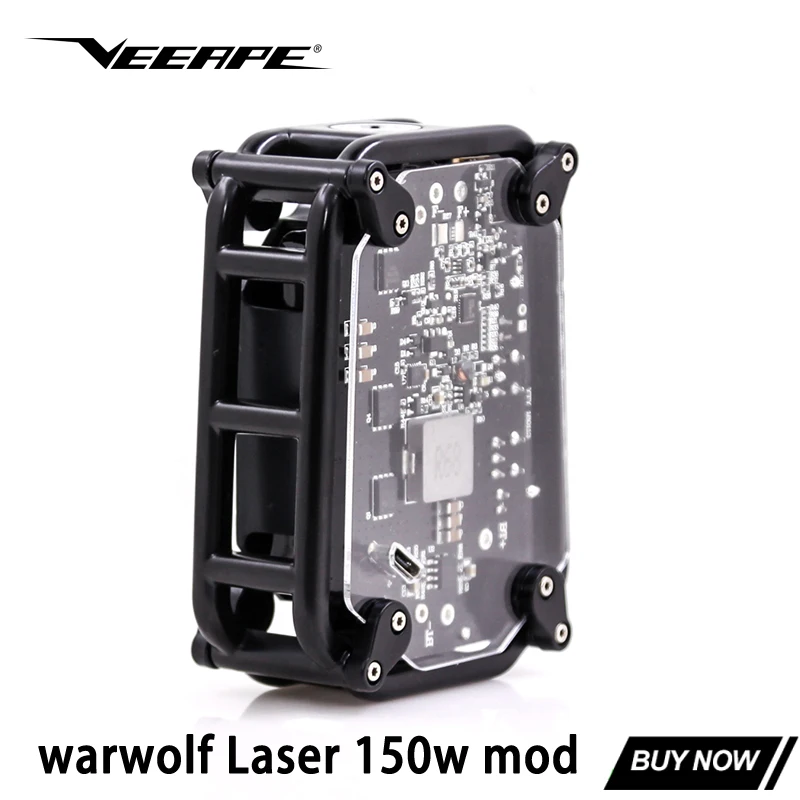 

Original veeape warwolf Laser 150W box mod 3500mAh battery electronic cigarette mods vs vape mech mod for 510 thread vape kit