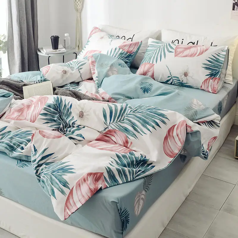 Floral Printultra Soft 100 Cotton Twin Queen Bedding Set King Size