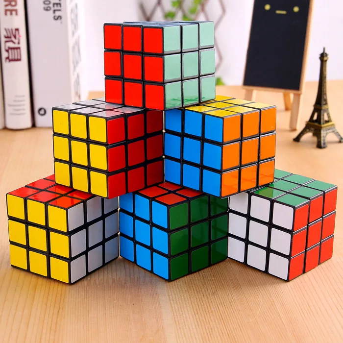 3x3x3 см скорость магические кубики Головоломка Куб наклейка взрослые Развивающие