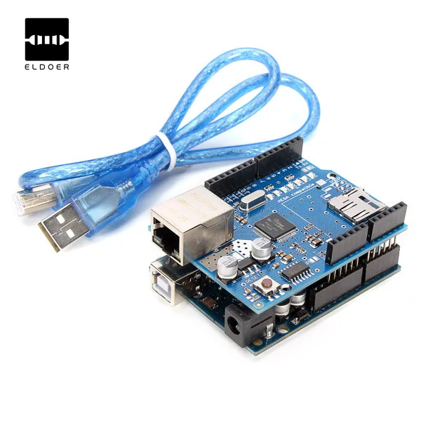 

Larger view Ethernet Shield Module W5100 Micro-SD Card Slot For Arduino UNO ME 2.91 x 2.12 x 0.94 inch Modules