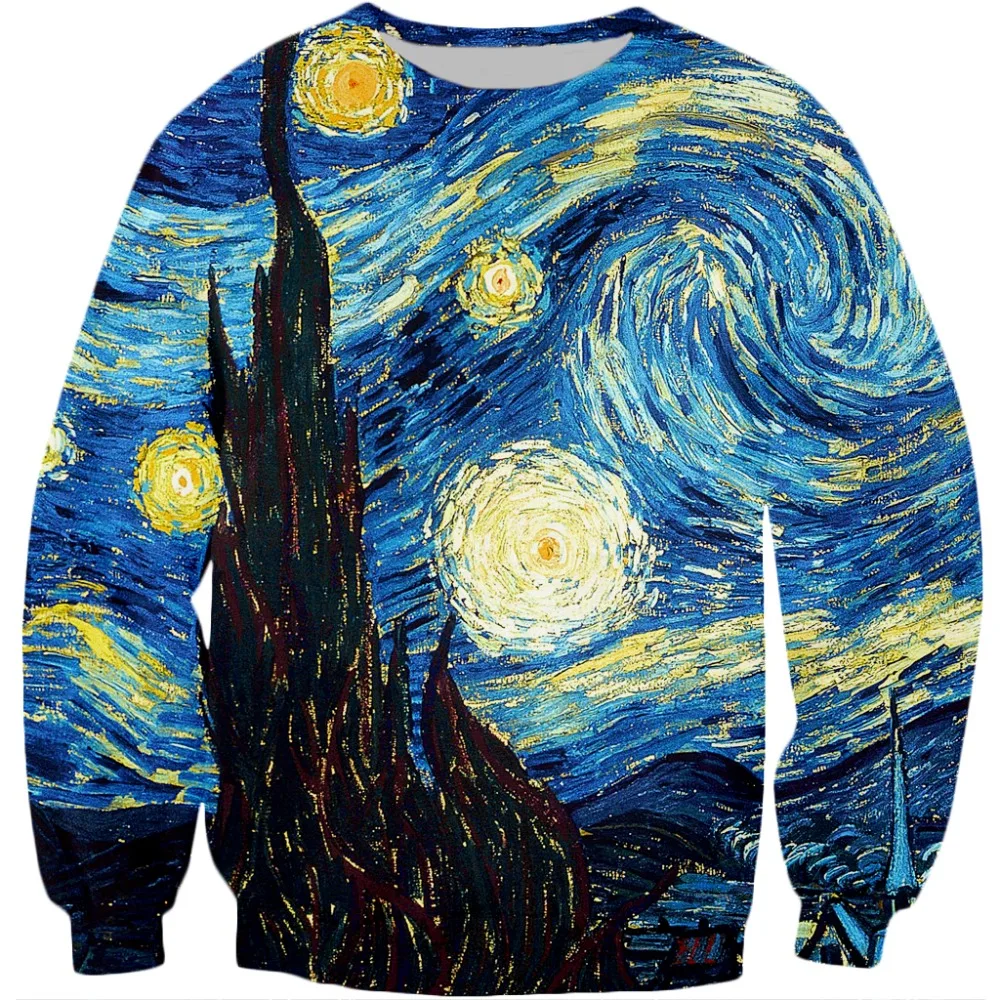 Fashion Sweatshirt Starry Night 