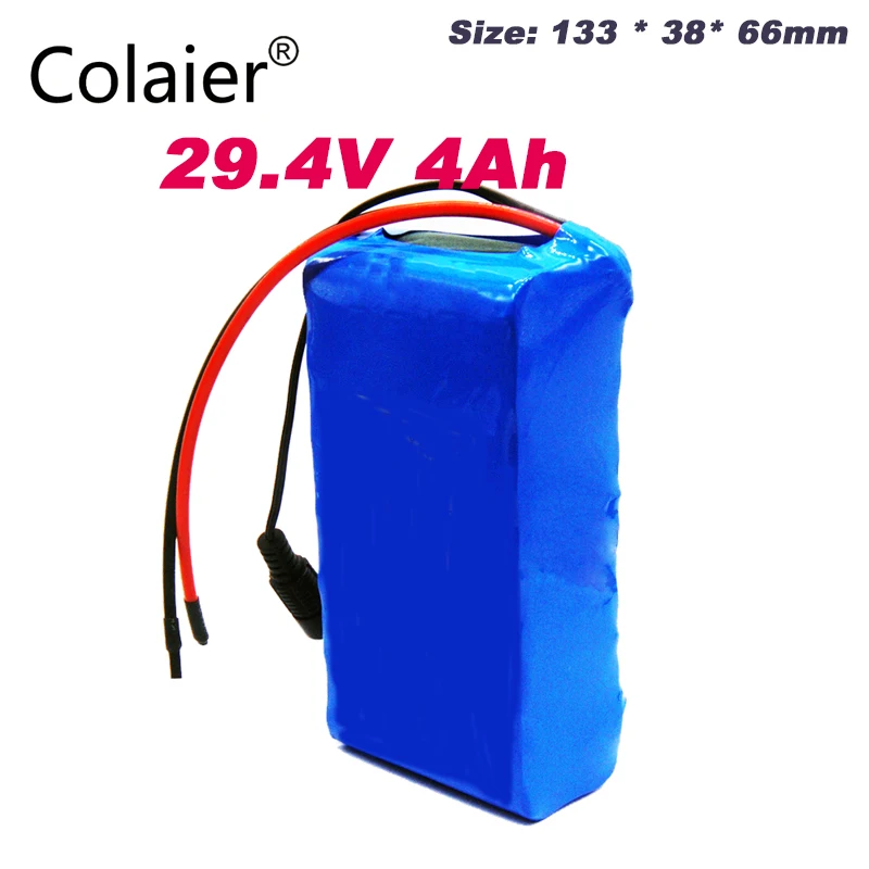 Аккумулятор Colaier 7S2P 18650 24В 4ач литий ионный аккумулятор 29 4 в 4000 мАч электрический