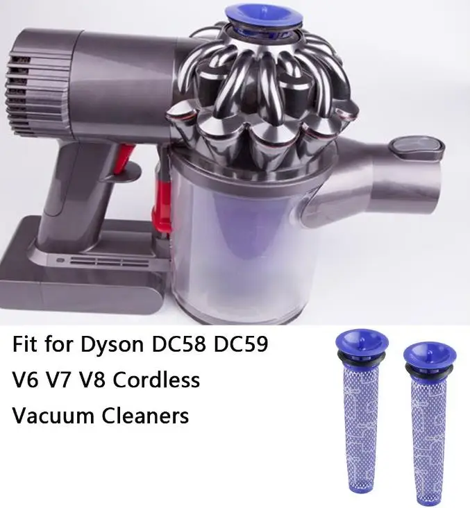 Предмоторный HEPA фильтр для Dyson V6 V7 V8 абсолютный пушистый животный DC58 DC59 DC61 DC62 DC74 части 965661-01 Замена моющийся