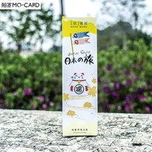 30 шт./упак. MO. CARD happy japan дорожная бумажная карта Закладка 1 лот = 10 пачек = 300 шт оптом