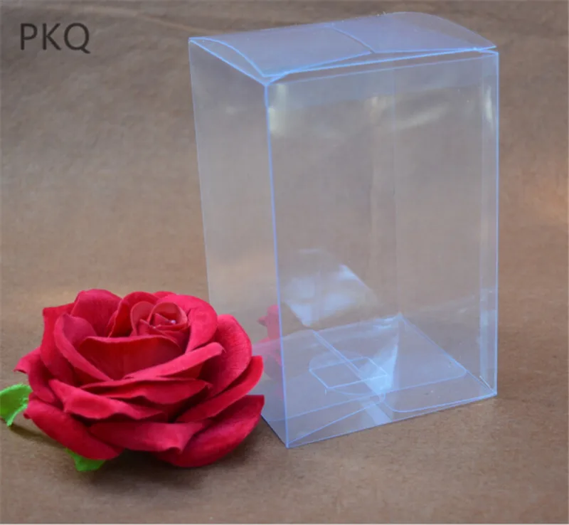 

10pcs/lot Large Size PVC Box Transparent Packaging Box For Toy Doll Car Display Box Jewelry Cosmetic Packing Gift Boxes
