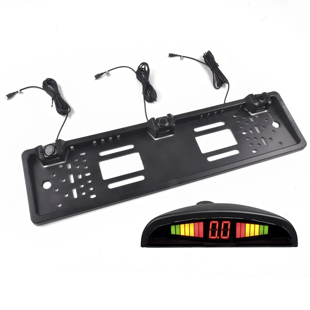 Car Parking Sensor Parktronics EU European License Plate Frame