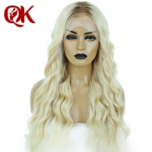 QueenKing hair Front Lace Wig 180% Density Ombre Color Ombre Wigs T6/613 Brazilian Remy hair Free Shipping Overnight