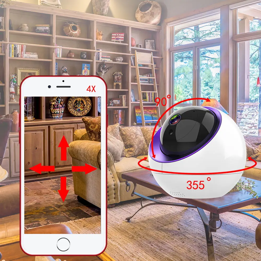 1080P облачная ip-камера HD с автоматическим отслеживанием ночного видения, охранное наблюдение, Домашняя безопасность, беспроводная WiFi Сеть CCTV, детский монитор