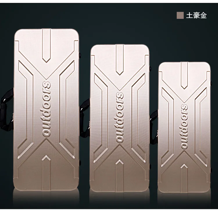 high quality protective long case outdoors luggage Fishing bag tactical box plastic toolbox safety box suitcase with foam lining