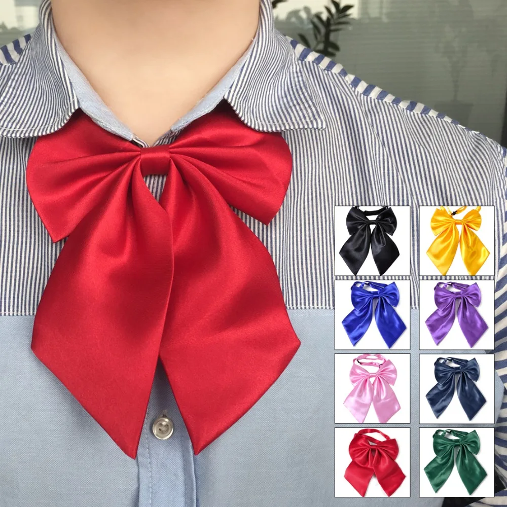 Fashion Women Girls Silk Blend Bow Tie Butterfly Neckwear Pre Tied
