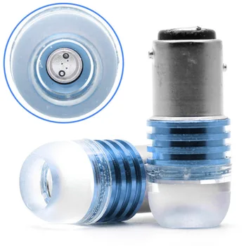 

2pcs Auto 1157 Led 3w Strobe Flash Light Brake Blink Light Lamp Bulb DC12 Red White Auto Tail Stop Light Signal Lamp Car Lights