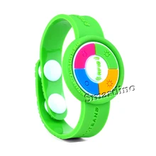 100 шт./лот Прочный Водонепроницаемый RFID смарт-браслет 125 кГц рчид ПВХ браслет с TK4100 чипами для вечерние контроля доступа