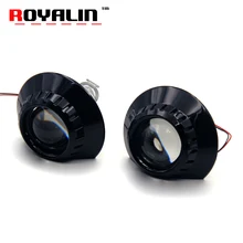 ROYALIN For BMW E46 E36 E90 Bi Xenon Projector Headlight Lens Wagon Sedan Coupe M3 ZKW 2.5″ Auto H1 H4 H7 Adapter Lamp Retrofit