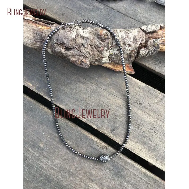 20190415-NM10761-faceted crystal choker with hematite focal bead boho jewelry sparkle jewelry new years jewelry rodeo necklace short necklace crystal beads_3
