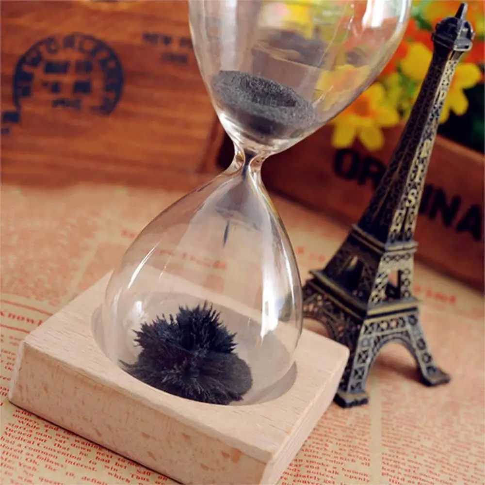 Творческий песок Awaglass ручной выдув таймер часы магнит Магнитные Песочные часы ampulheta ремесла Песочные часы Таймер Рождество