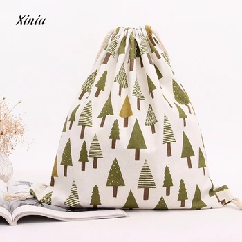 

Women Cute Backpacks Tree Printinig Drawstring Beam Port Backpack Shopping Bag Travel Bag Student School Shoulder Bags