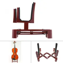 Регулируемая подставка для скрипки держатель Пластик складной Расширенный аксессуары для скрипки с губкой для 4/4 3/4 1/4 скрипка