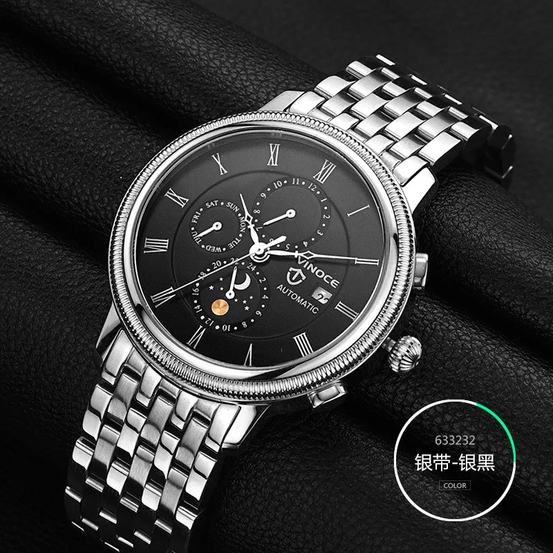2016 New font b Luxury b font Watch Brand Vinoce font b Mechanical b font Watch