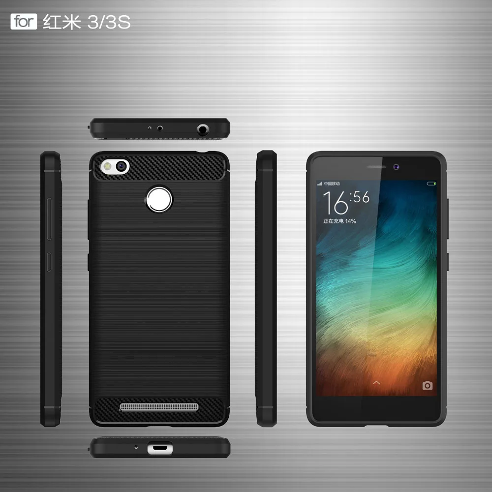 Luxury Silicon Back TPU Matte Case for Xiaomi redmi 3S cases 3 s pro Phone Cases Full Cover REDMI PRO |
