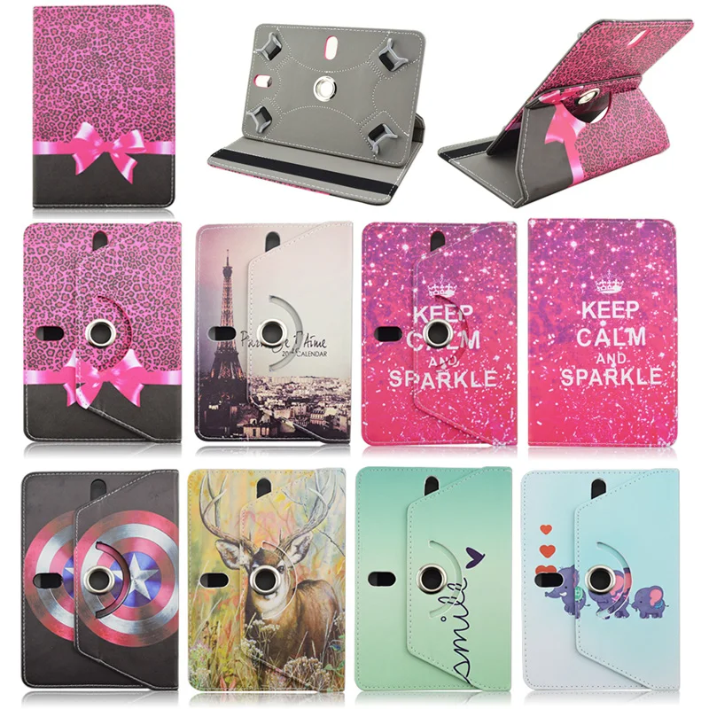 

7inch Tablet Case For ASUS Google Nexus 7 /Asus Zenpad Z170 Rotating Leather Case 7.0inch Universal tablet cover for kids S4A92D