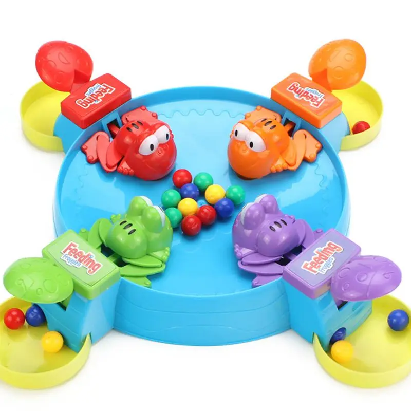2019 Funny Frog Eating Beans Board Games Toys For Children Interactive Desk Table Game Family Game Educational Toys Kid Gifts