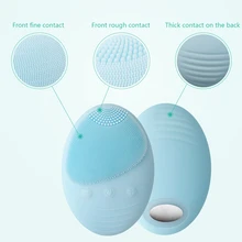 New electric silicone cleansing instrument electric pore cleaning brush ultrasonic wash instrument body waterproof wash artifac ultrasonic electric cleaning instrument waterproof silicone brush facial brush facial pore cleaning