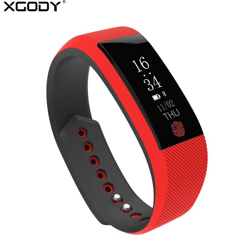 XGODY W808 Смарт часы с пульсометром Шагомер сна фитнес трекер Smartwatch браслет