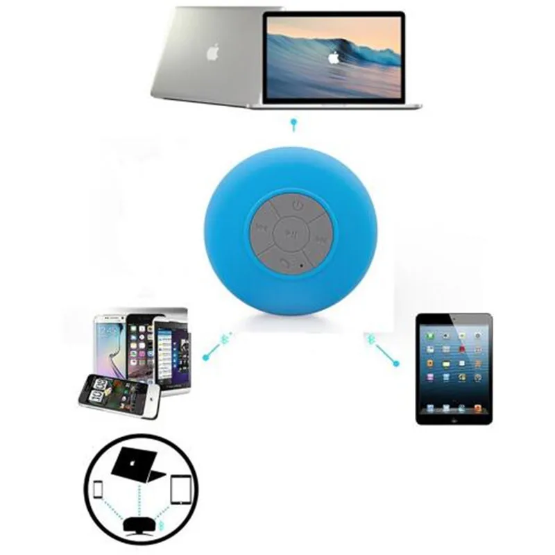 BTS06 Wireless Portable Mini Bluetooth Speaker Waterproof Sound Water Car Speakers Resistant Bathroom Shower Bar PK A9 Q9 S28