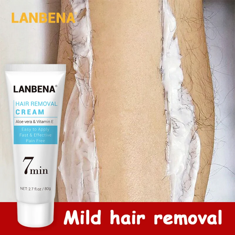 

80g Painless Hair Removal Cream Remove Hair Depilatory Cream Gentle Effective Epilator Nourishing Repairing Removal Cream TSLM2