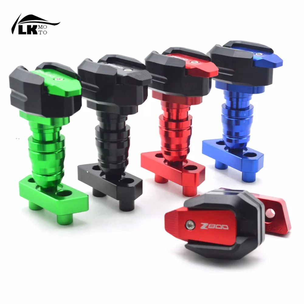 

New Arrival CNC Crash Protector Frame Sliders Crash Pads For Kawasaki Z800 Z 800 2013-2015 Motorcycle Accessories free shipping
