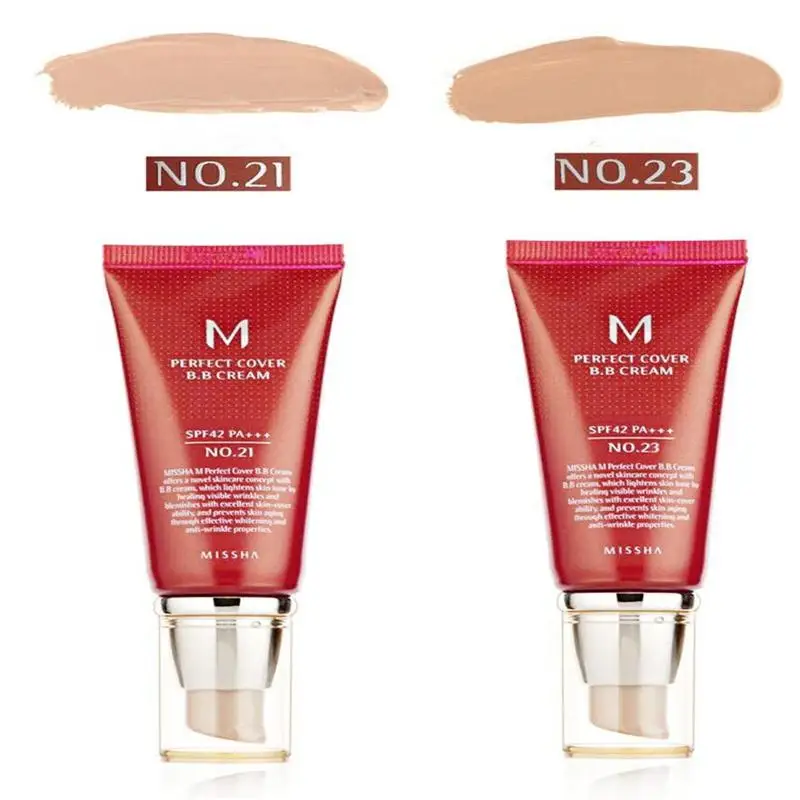 

Perfect Cover BB Cream #21 Or #23 SPF42 Pa+++ 50Ml Korea Cosmetics Makeup Base CC Creams Whitening Original Package