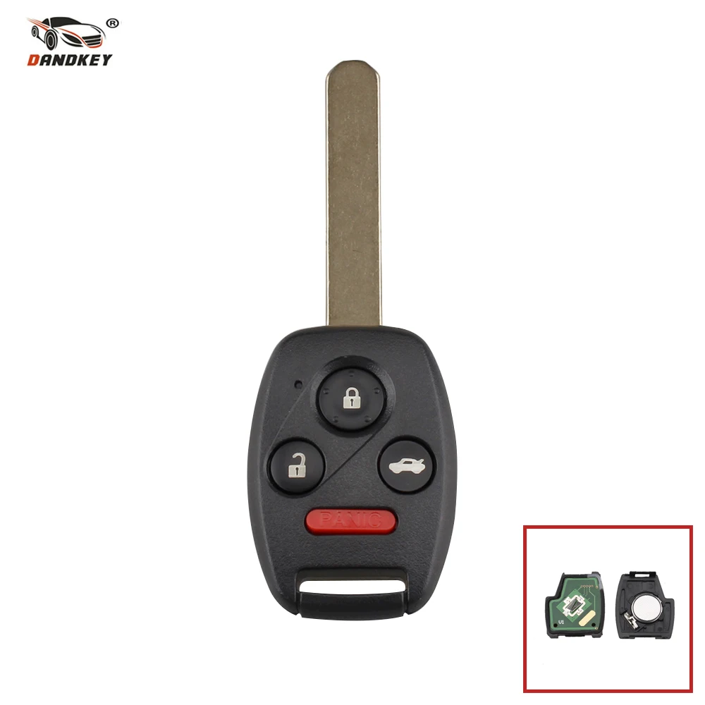 

Dandkey MLBHLIK-1T 4 Buttons Keyless Remote key Fob 313.8MHz For Honda Accord 2008 2009 2010 2011 2012 MLBHLIK-1T Original Key