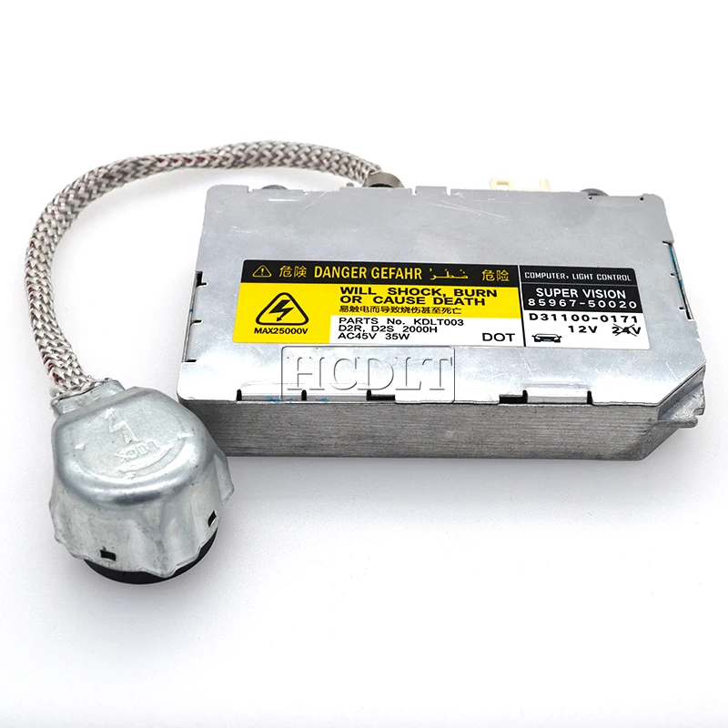 HCDLT Genuine D2S D2R HID Xenon OEM Ballast Ignitor 85967-50020 KDLT002 For Car Headlight 35W D2S D4S Xenon Kit Car Accessories (61)