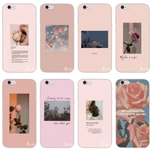 Funda de teléfono de silicona suave canciones rosadas estéticas letras para Xiaomi Redmi Note 7 6 5 5A 4 3 pro S2 5 plus 6A 4A 4x pocofone F1