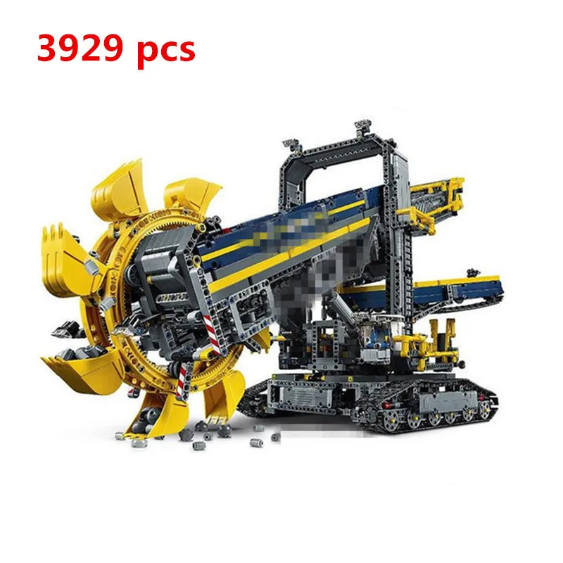 

2018 New LEPIN 20015 3929Pcs Technic Bucket Wheel Excavator Model Building Assemble Kit Blocks Brick Compatible Toy Gift 42055
