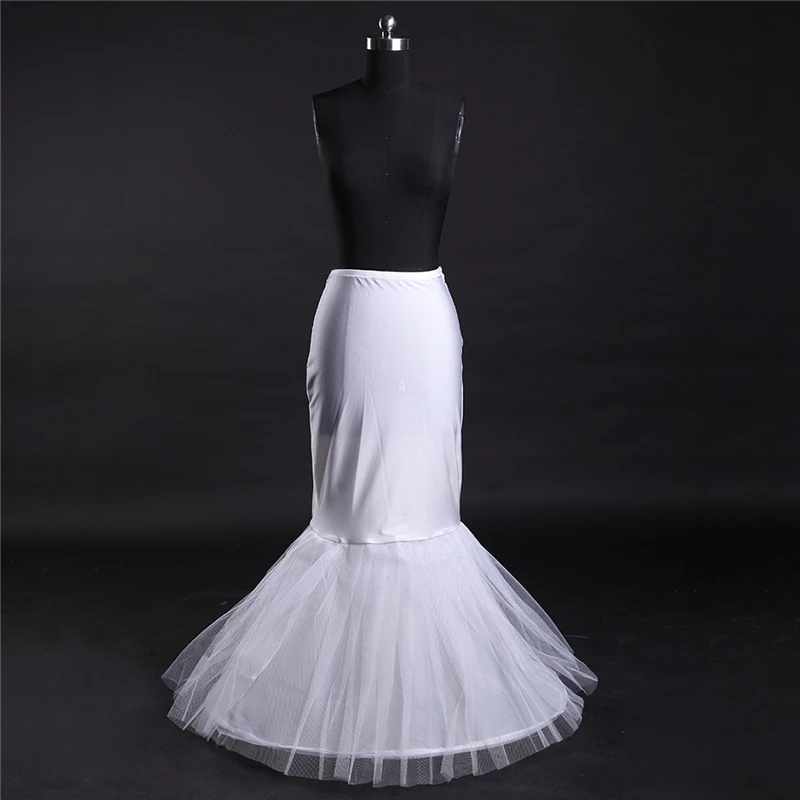 Цена 1 обруч кости эластичный пояс Нижняя юбка для невесты русалка свадебное платье кринолин скольжения нижняя юбка быстро