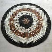 free Beauty 100 natural genuine cow leather customized carpet and rug