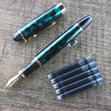 Модный популярный Золотой Зажим Для авторучки мраморный зернистый тонкий наконечник 0,5 мм чернильные ручки для рождественского подарка офисные принадлежности школьные канцелярские принадлежности