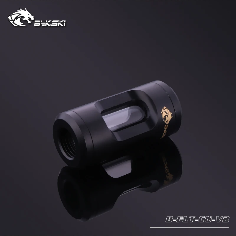 Bykski B-FLT-CU-V2 фильтр для водяного охлаждения компьютера с резьбой G1/4 &quotчерный синий