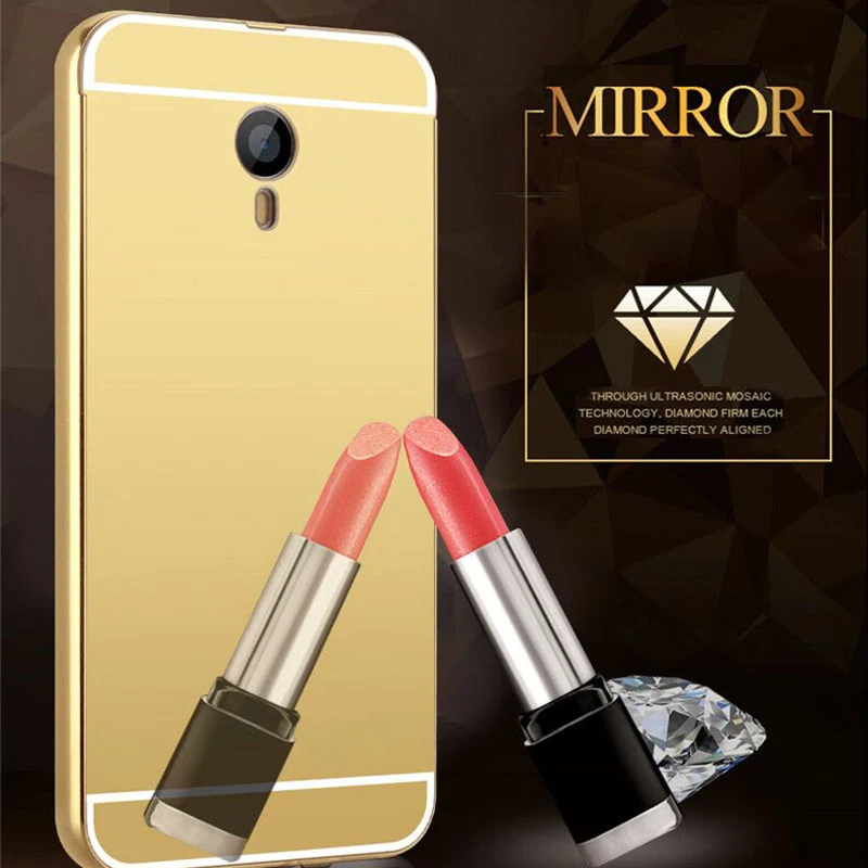 2016 newest For Meizu no blue note Aluminum Metal Frame+PC Hard Back Cover cell Phone bag Case