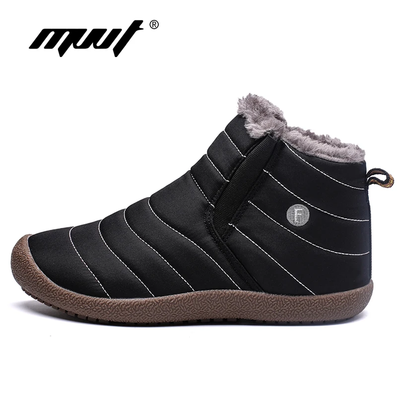 Achat MVVT Plus La Taille Hommes bottes D hiver Unisexe Qualité de Neige Bottes Pour Hommes D hiver Imperméables Chaussures Hommes Cheville Bottes Avec fourrure Hommes Chaussures