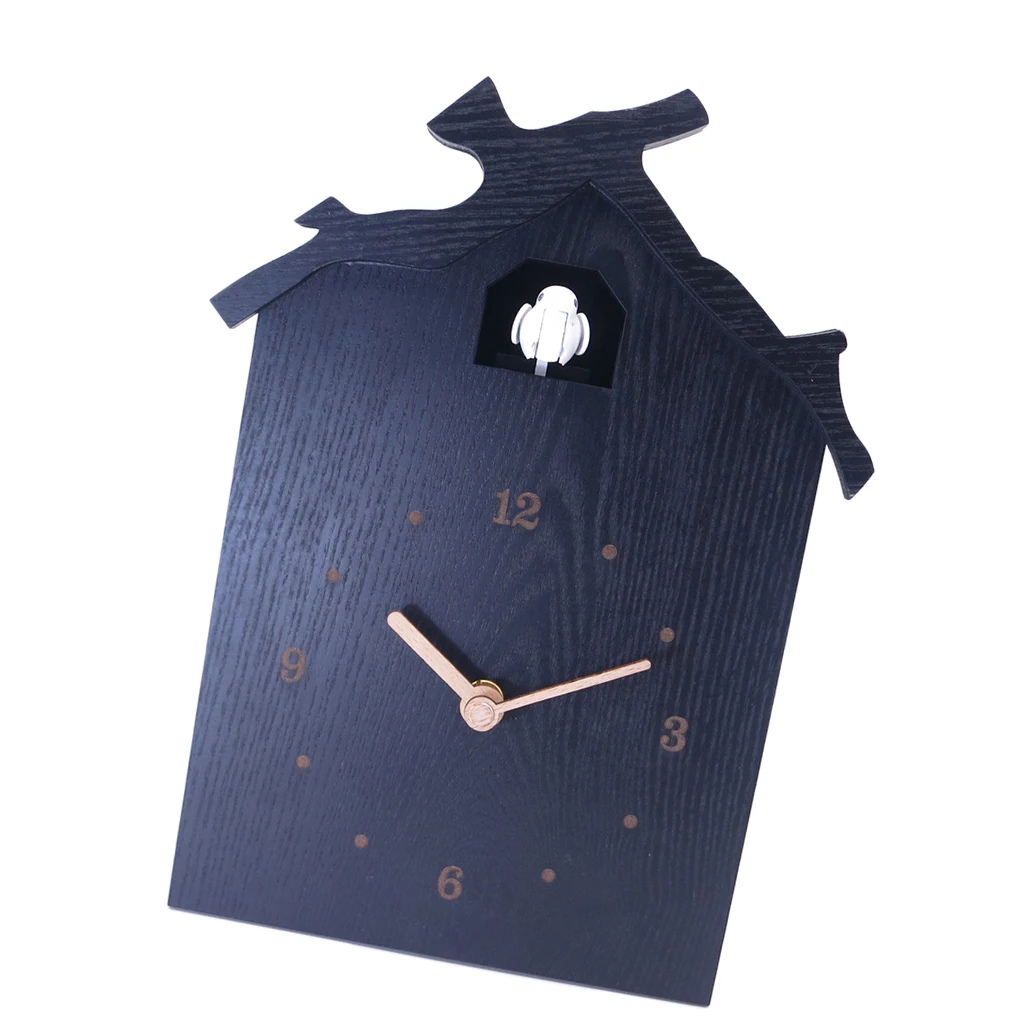 Cuckoo House Wall Clock Swinging Pendulum Wallclock Watch for Living Room Dining Room Kids Bedroom Decoration