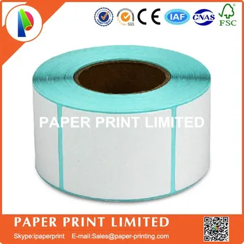 

1 Roll Guaranteed 800 labels/roll 55*30mm thermal adhesive label paper,barcode printing paper thermal label paper