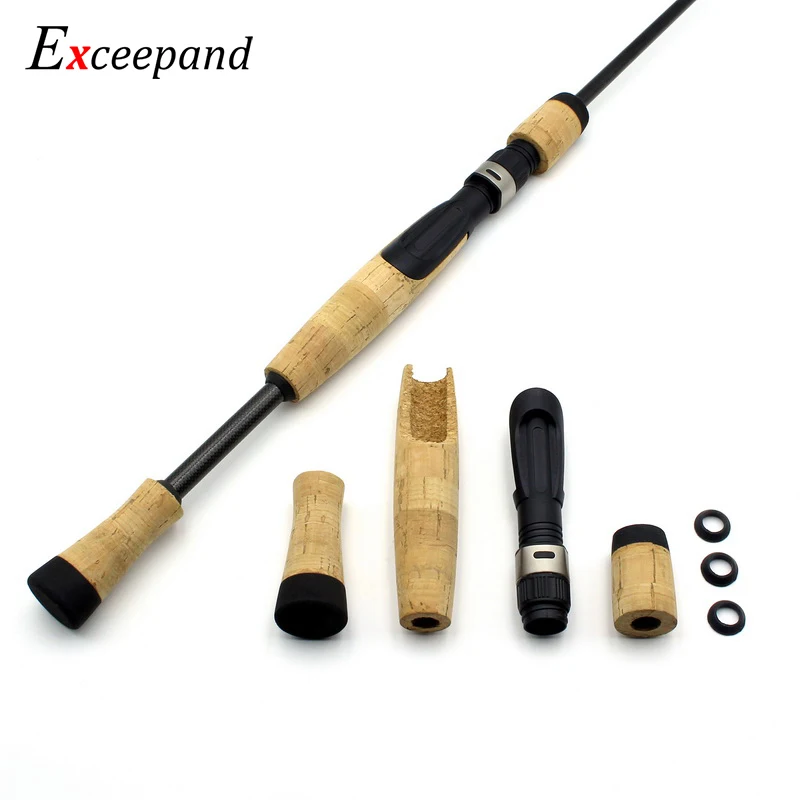 Exceepand Composite Cork Spinning Fishing Rod Handle Split