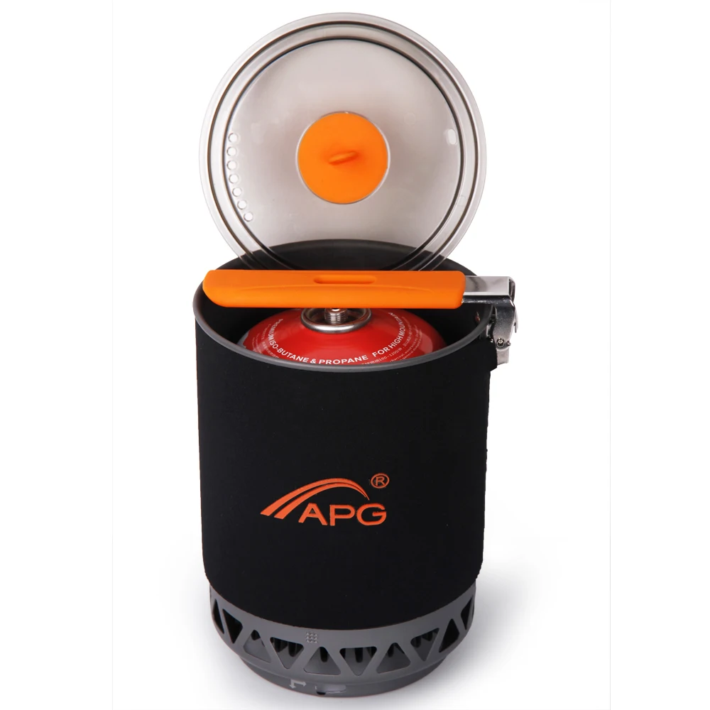  1600ML Portable Gas Burners Large Capacity Gas Stove Furnace Fires Heat Cooking System Camping Equi
