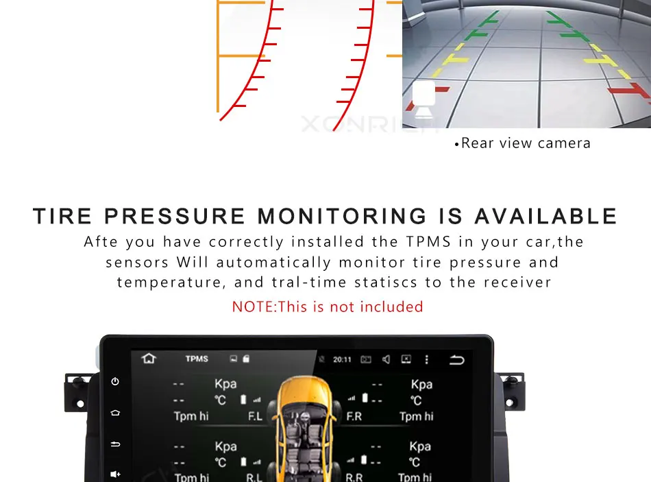 Perfect Xonrich 1 Din Android 8.0 Car Radio For BMW E46 Navigation M3 Rover 75 318/320/325/330/335 GPS DVD Player Qcta Core 15