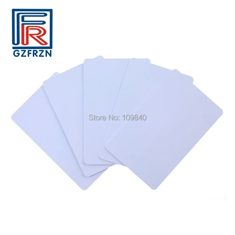 13 56 МГц MF 1K S50 F08 NFC тег IC карта FM11RF08 MFS50 чип ПВХ белые RFID карты ISO14443A для контроля